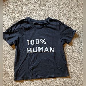 Excellent used condition everlane 100% human boxy tee